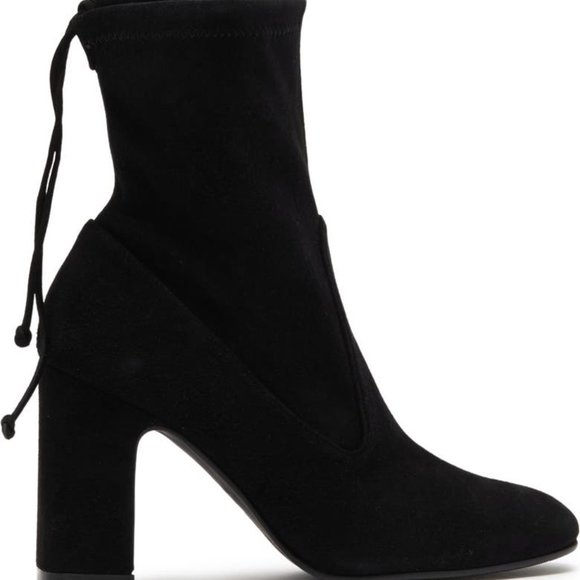 Stuart Weitzman® Benita Lace Back Stretch Suede Boot